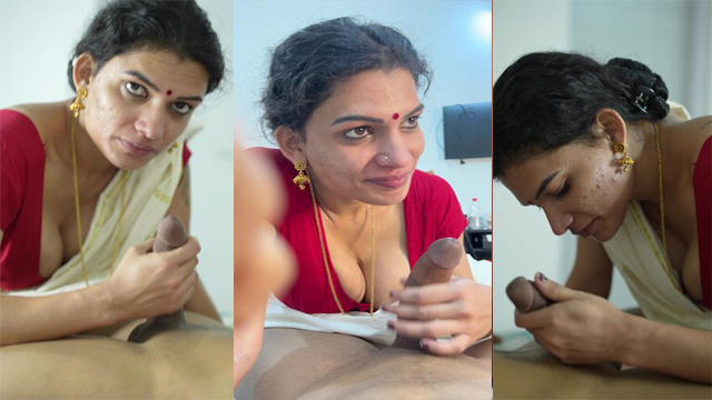 Resmi Nair BJ and Boobjob to New guy – App Content Viral Mms Video